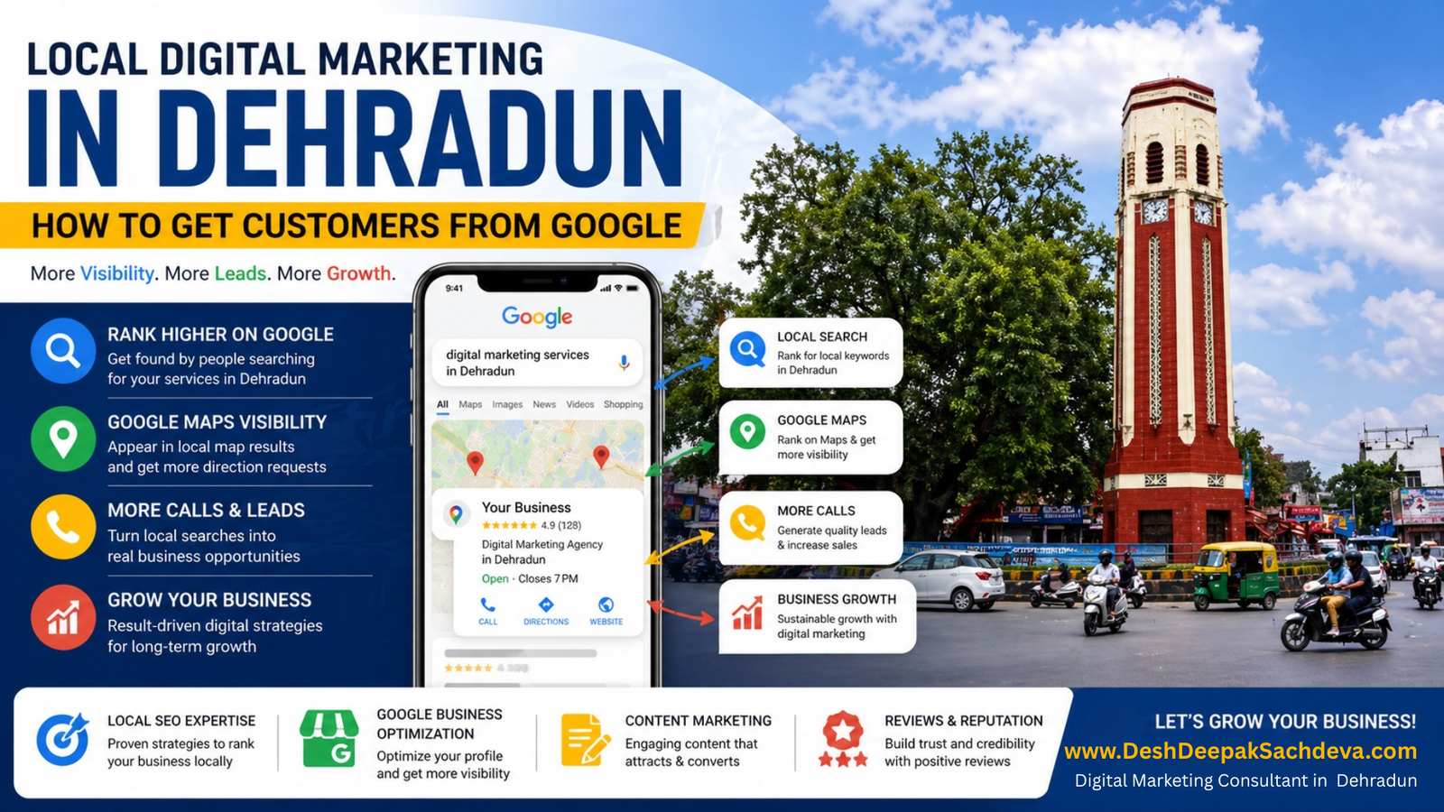 local digital marketing in Dehradun, SEO services in Dehradun, Google My Business optimization Dehradun, Desh Deepak Sachdeva, Digital marketing consultant in Dehradun, digital marketing services in Dehradun, SEO services in Dehradun, Google My Business optimization Dehradun, local SEO in Dehradun, online marketing for small business Dehradun, Google ranking in Dehradun, lead generation services in Dehradun, best digital marketing consultant in Dehradun, how to get clients from Google, increase business visibility in Dehradun, rank on Google Maps Dehradun, generate leads online Dehradun, small business marketing strategies Dehradun, website traffic growth Dehradun, local business promotion Dehradun, Google search optimization tips, digital growth strategies for local businesses,
