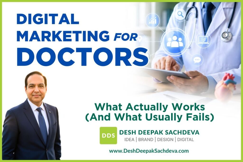 Digital Marketing for Doctors in India: What Actually Works in 2026 (And What Usually Fails)