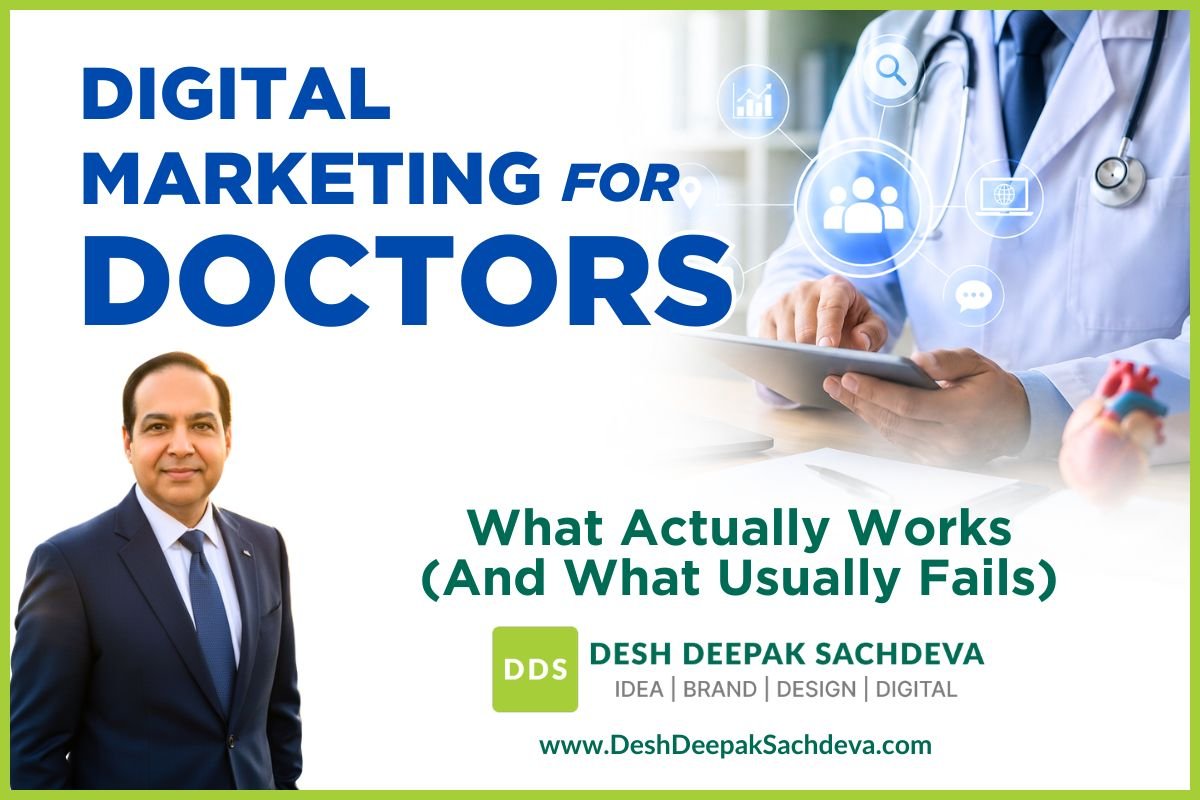 Digital Marketing for Doctors in India by Desh Deepak Sachdeva Know What Actually Works, And What Usually Fails