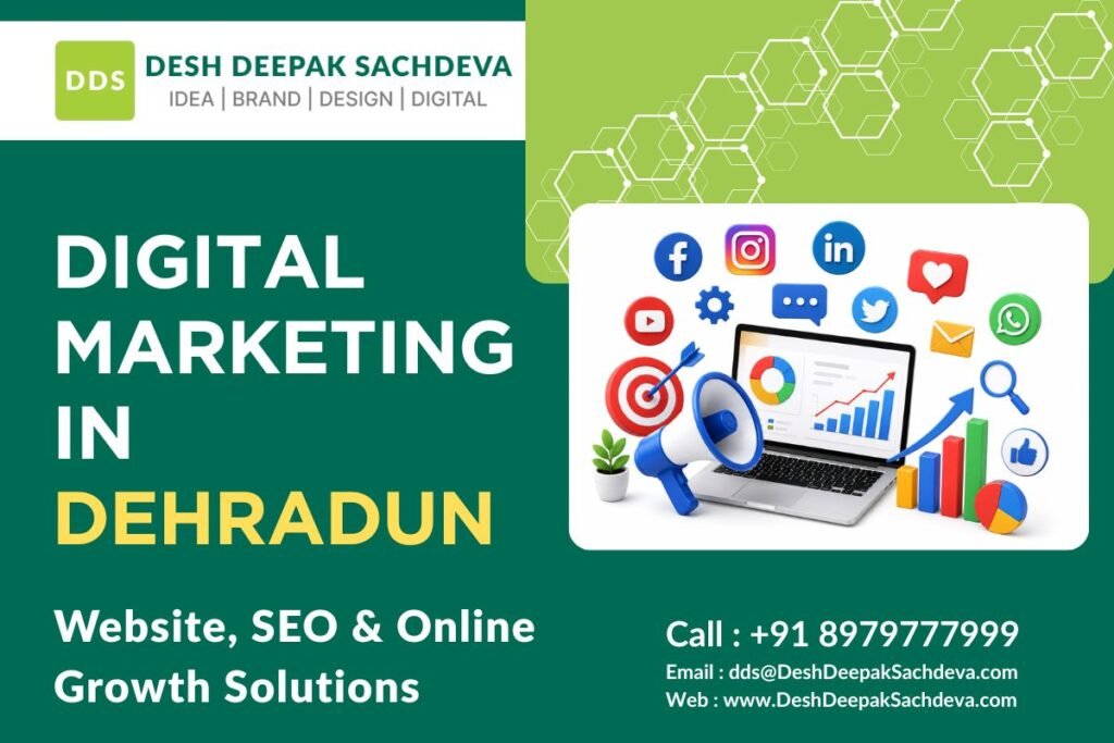 Digital Marketing in Dehradun – Website, SEO & Online Growth Solutions