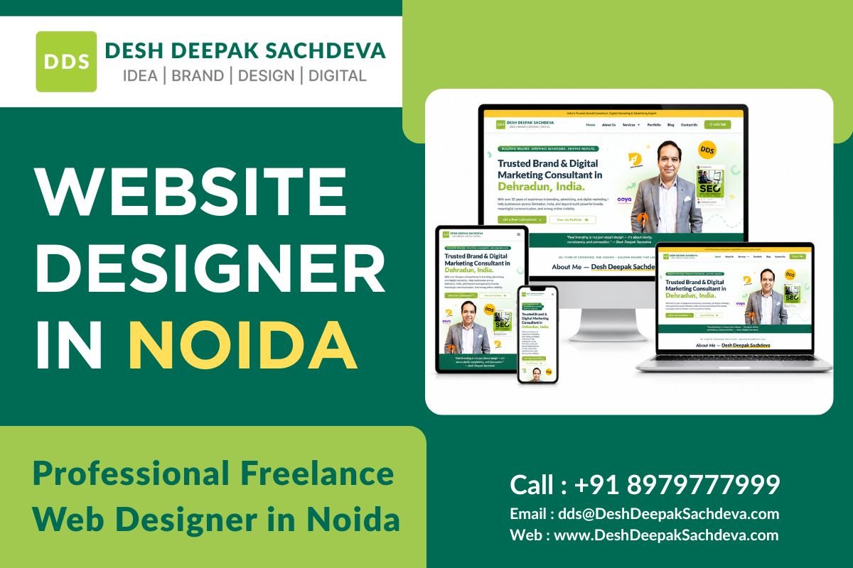 Desh Deepak Sachdeva is Website Designer in Noida – Professional Freelance Web Designer in Noida
