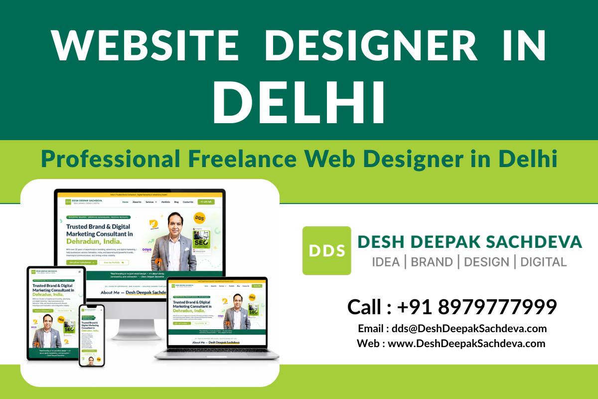Website Designer in Delhi Professional Freelance Web Designer in Delhi Desh Deepak Sachdeva