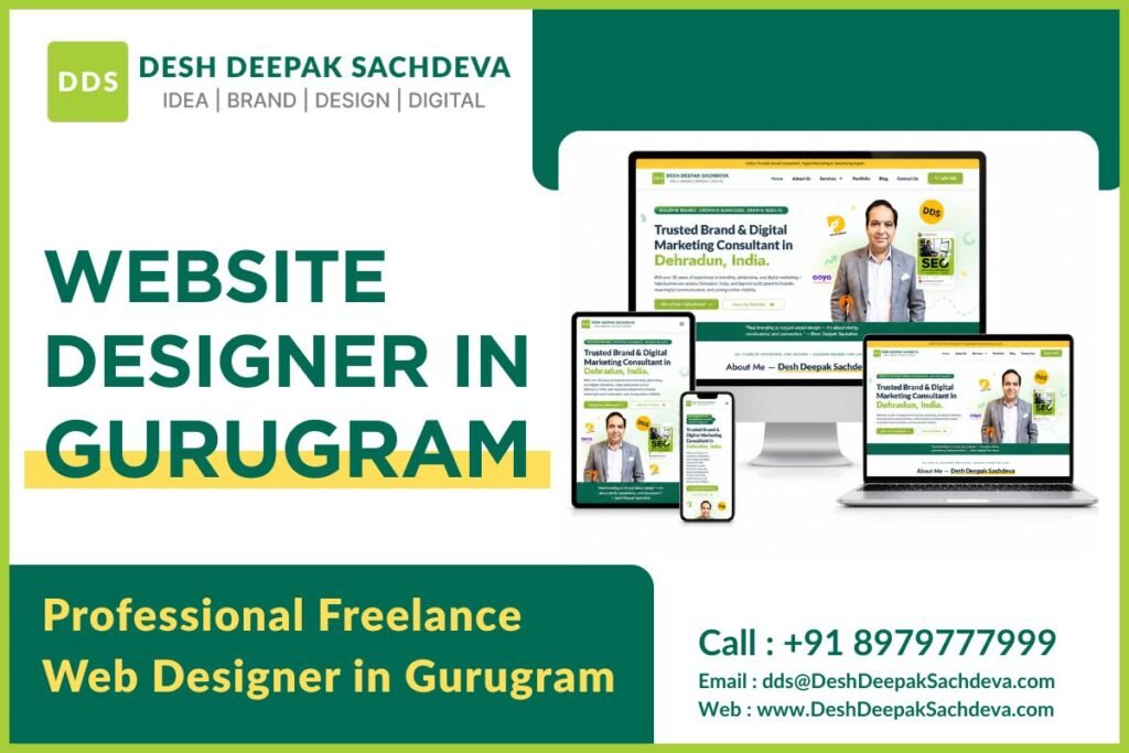 Website Designer in Gurugram – Professional Freelance Web Designer in Gurugram Desh Deepak Sachdeva