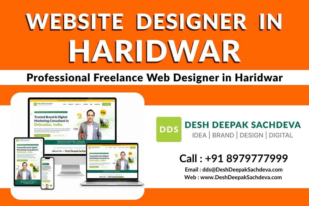 Website Designer in Haridwar Professional Freelance Web Designer in Haridwar Desh Deepak Sachdeva