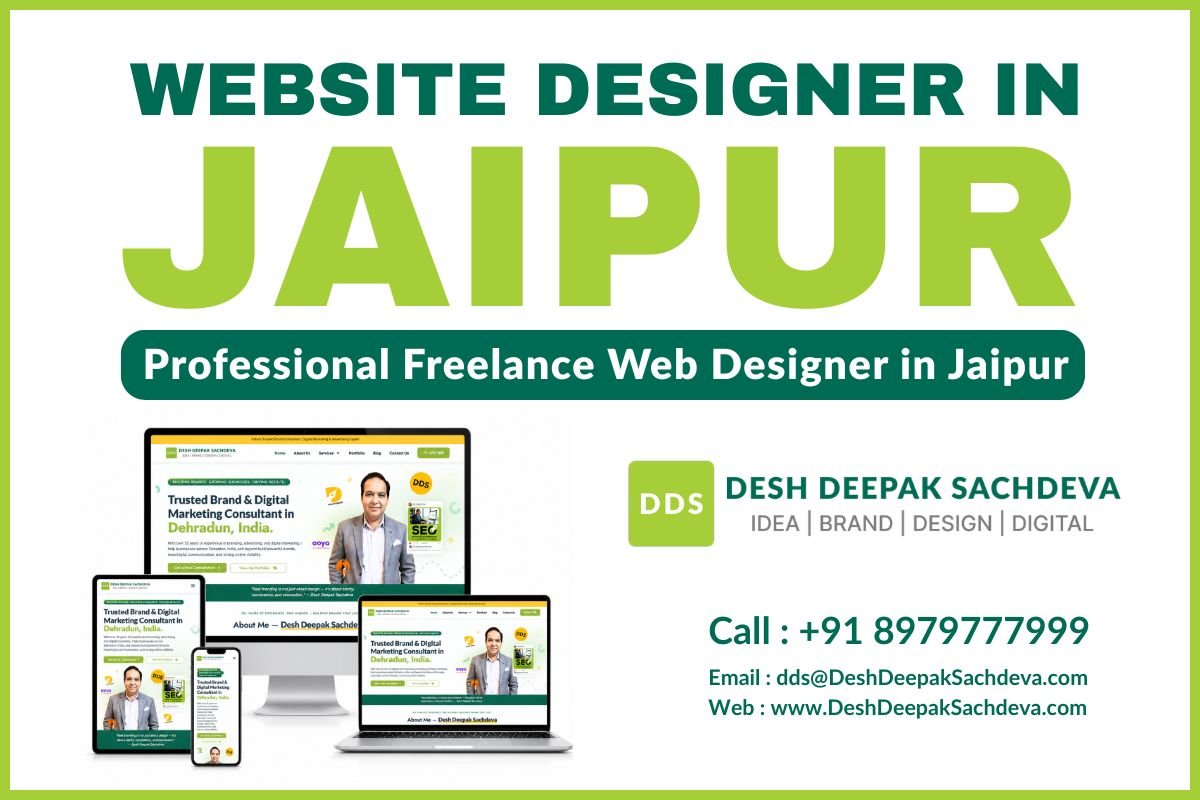 Website Designer in Jaipur – Professional Freelance Web Designer in Jaipur Desh Deepak Sachdeva