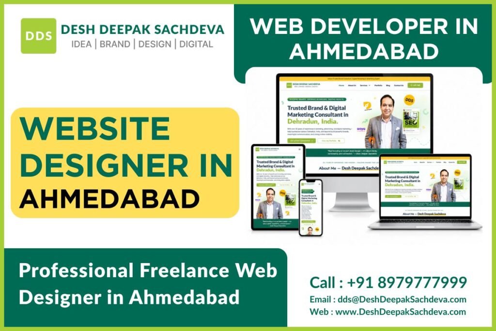 Website Designer in Ahmedabad – Professional Freelance Website Designer & Web Developer in Ahmedabad