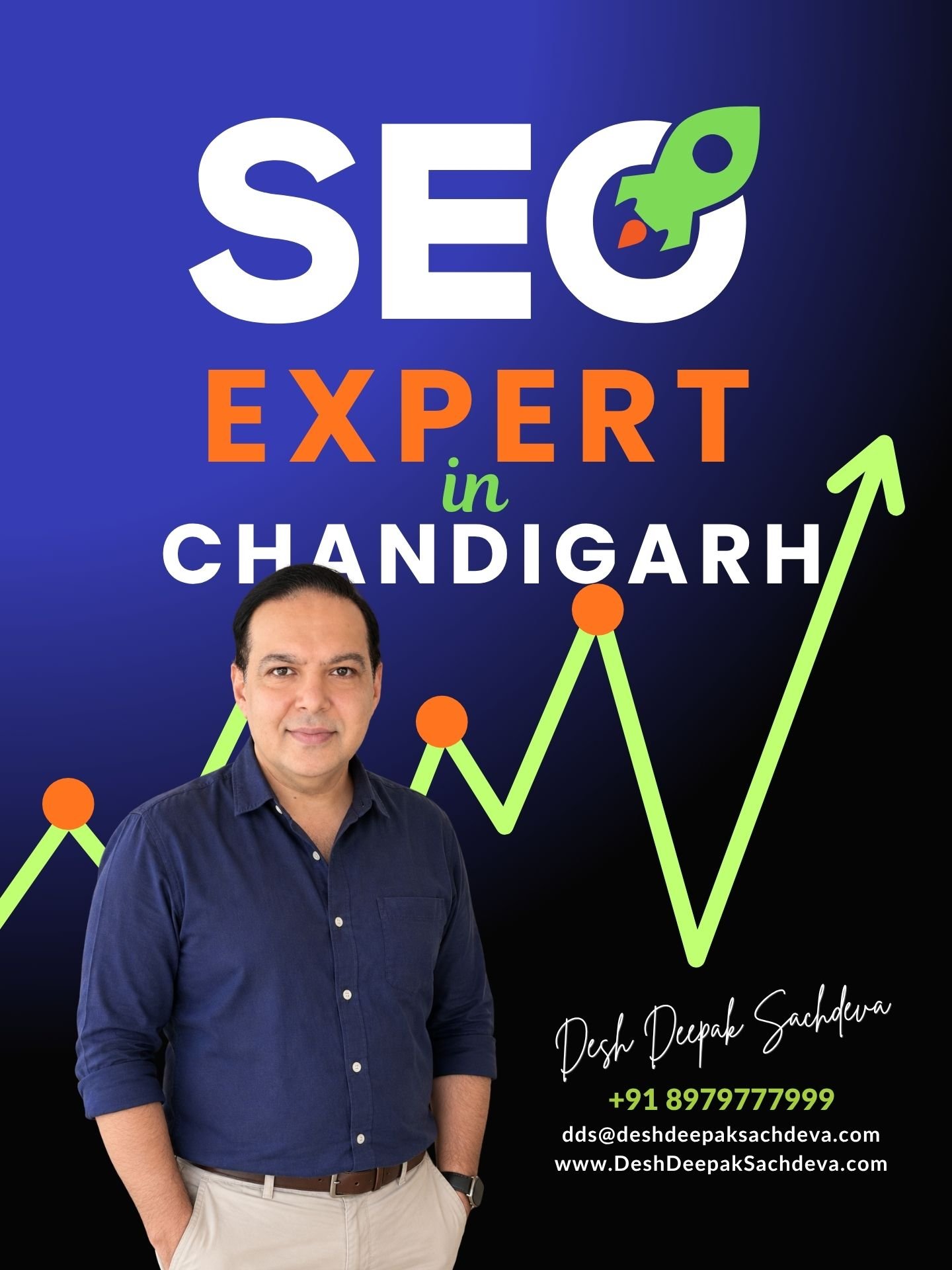 SEO Expert in Chandigarh, Freelance SEO Expert in Chandigarh, SEO Services in Chandigarh, Desh Deepak Sachdeva Freelance SEO Expert & Digital Marketing Consultant SEO Services | Local SEO | Technical SEO | WordPress SEO | SEO Audit | Content Strategy | Google Ranking Optimization Serving Chandigarh, Mohali, Panchkula, Zirakpur, Kharar, Dera Bassi and surrounding markets.